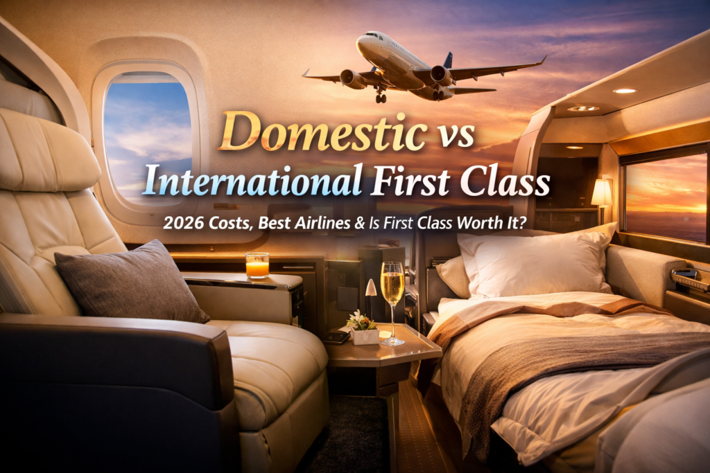 Domestic vs international first class experience