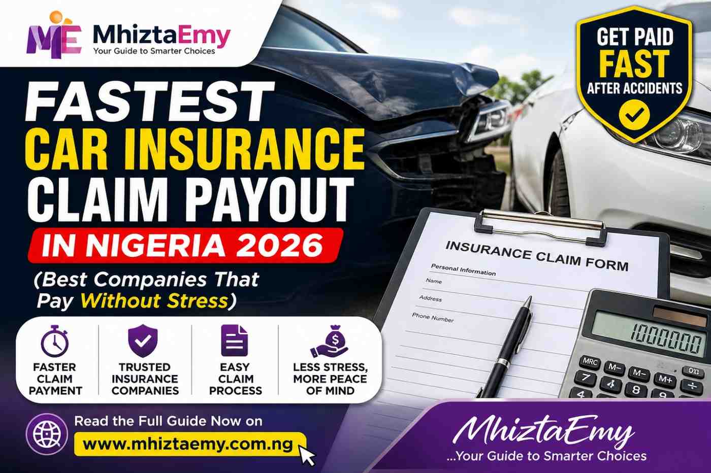 Fast Claim Fastest Car Insurance Claim Payout in Nigeria 2026 (Best Companies That ...