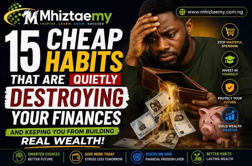 15 Cheap Habits That Are Quietly Destroying Your Finances and Keeping You from Building Real Wealth 15 Cheap Habits That Are Quietly Destroying Your Finances – Personal Finance Tips by MhiztaEmy