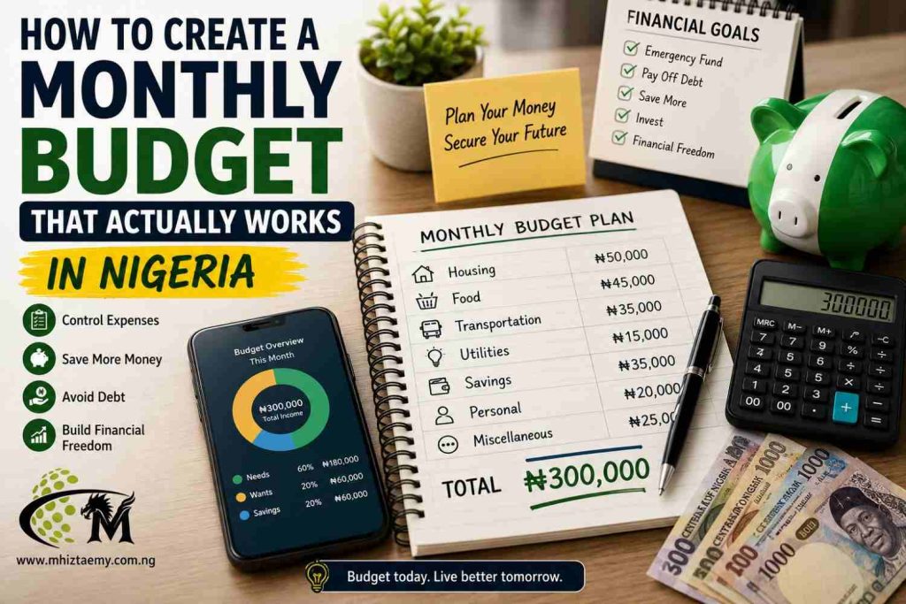 How to create a monthly budget that actually works in Nigeria