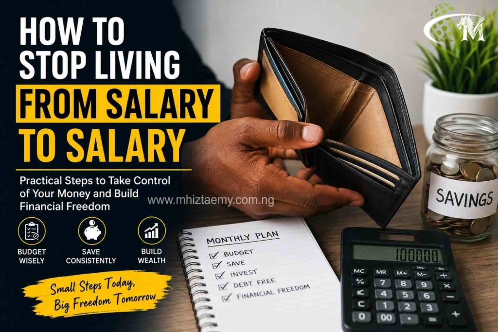 How to Stop Living From Salary to Salary: 12 Smart Ways to Take Control of Your Money How to stop living from salary to salary with a monthly budget, savings plan, wallet and financial goals