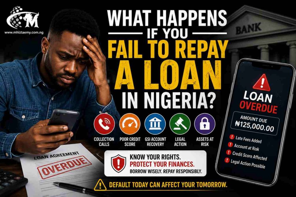 What Happens If You Fail to Repay a Loan in Nigeria? Consequences, Credit Score and What to Do What happens if you fail to repay a loan in Nigeria showing loan default consequences